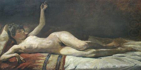 Ruhender weiblicher Akt, Lovis Corinth